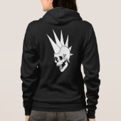  Punk schedel versie 2 Hoodie (Achterkant)