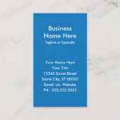 punk schedel visitekaartje (Voorkant)