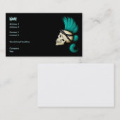 Punk schedel visitekaartje (Voorkant / Achterkant)