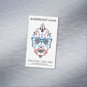 punk schedel visitekaartje magneet (Voorbeeld)