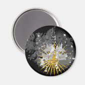 Punk schedels magneten (Voorkant / Achterkant)