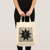 Punk schedelzak (grijs) tote bag (Voorkant (product))