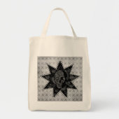 Punk schedelzak (grijs) tote bag (Voorkant)