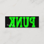 Punk - Skinny Mini Visitekaartje (Achterkant)