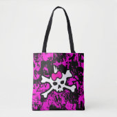 Punk Skull Princess Canvas tas (Voorkant)