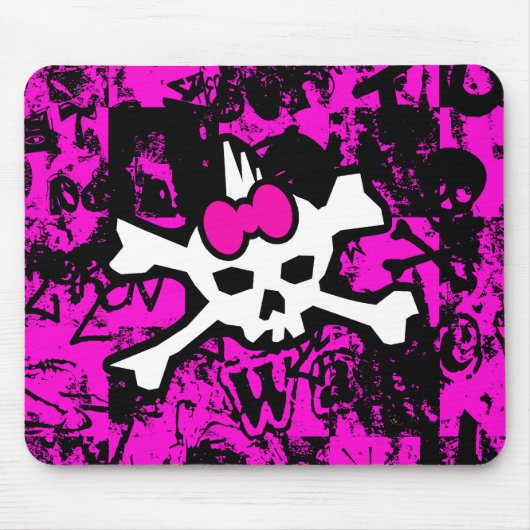 Punk Skull Princess Muismat (Voorkant)