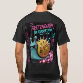 Punk Slak "Snel Genoeg" – Dubbelzijdige 3D Grafiek T-shirt (Achterkant)