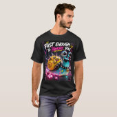 Punk Slak "Snel Genoeg" – Dubbelzijdige 3D Grafiek T-shirt (Voorkant volledig)
