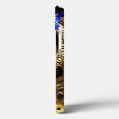 PUNK STEAM-VISTUIG, GEMSTONES, BUTTERFLIES MONOGRA Case-Mate iPhone CASE (Achterkant / Links)