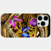 PUNK STEAM-VISTUIG, GEMSTONES, BUTTERFLIES MONOGRA Case-Mate iPhone CASE (Achterkant (horizontaal))