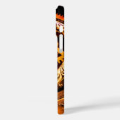 PUNK STEAM-VISTUIG, GEMSTONES, BUTTERFLIES MONOGRA Case-Mate iPhone CASE (Achterkant / Links)