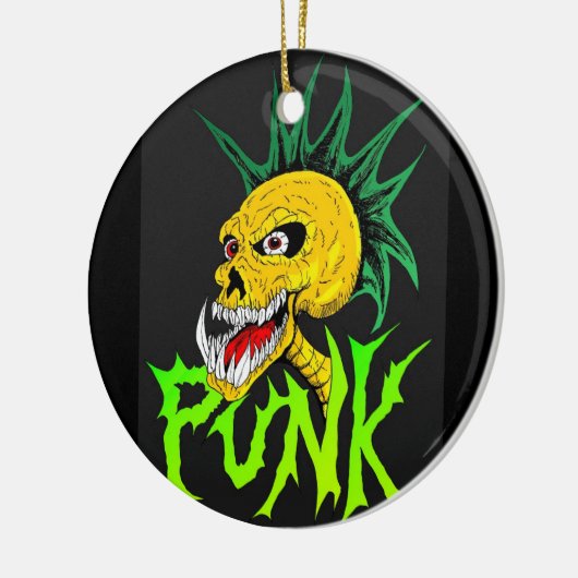 Punk steen keramisch ornament (Links)