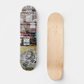 Punk steen persoonlijk skateboard (Voorkant)