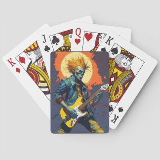 Punk steen pokerkaarten