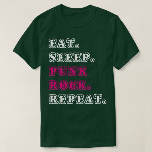 Punk steen t-shirt (Design voorkant)
