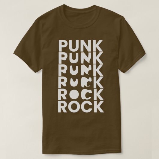 punk steen t-shirt (Design voorkant)
