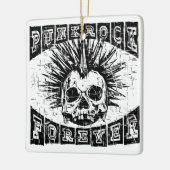 punk steen voor altijd keramisch ornament (Links)