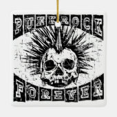 punk steen voor altijd keramisch ornament (Achterkant)
