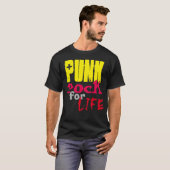 PUNK steen voor LIFE T-SHIRT (Voorkant volledig)