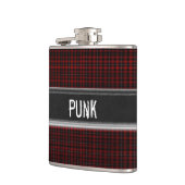 Punk steenkolf op maat gegoten monogram heupfles (Links)
