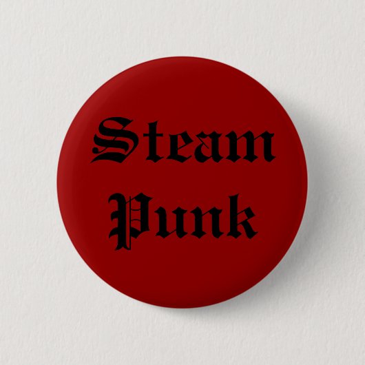 "Punk stoomButton" Ronde Button 5,7 Cm (Voorkant)