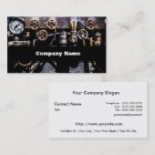 Punk stoomversnellingen en -goten visitekaartje (Voorkant / Achterkant)