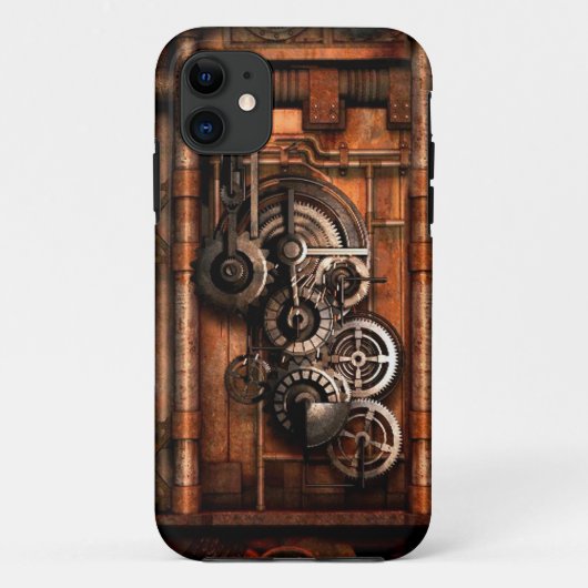 Punk stoomversnellingen en rivieren Case-Mate iPhone case (Achterkant)