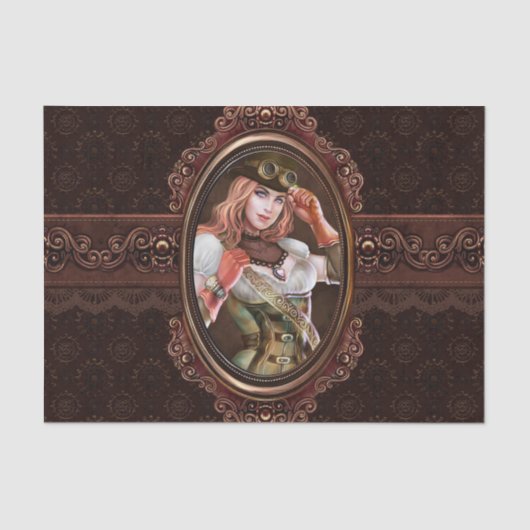 Punk stuurwiel Abstract patroon vernieuwend Tissuepapier (Voorkant)