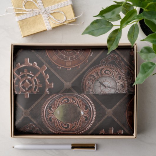 Punk stuurwiel Abstract patroon vernieuwend Tissuepapier (Geschenk)