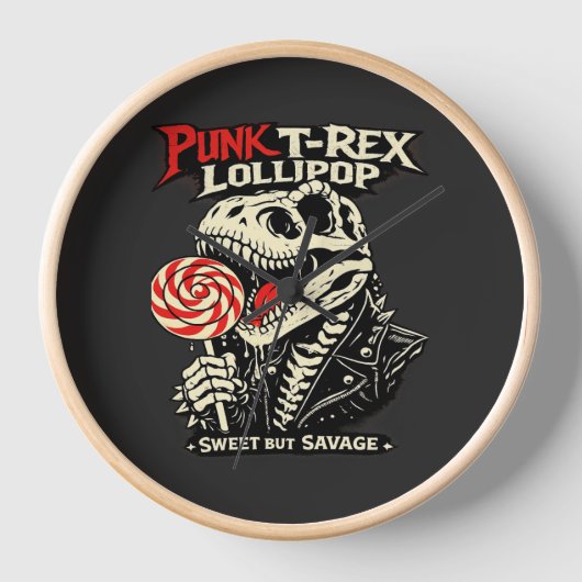 Punk T-Rex Lollypop - Zoet Maar Wild (Voorkant)