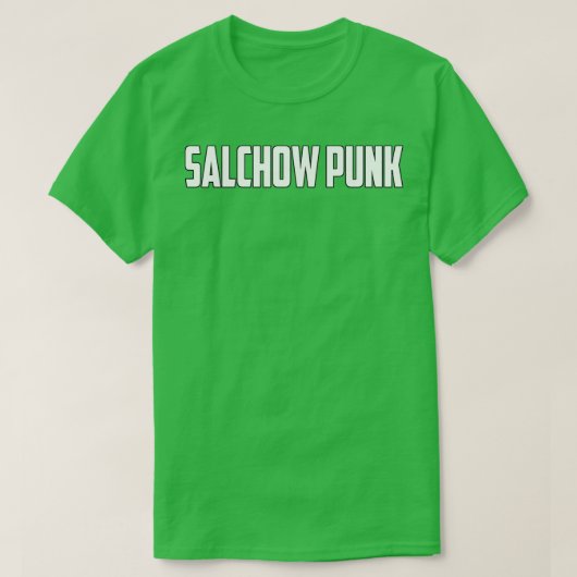 Punk tekst Salchow White T-shirt (Design voorkant)