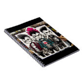 Punk Trio Notebook Notitieboek (Rechterzijde)