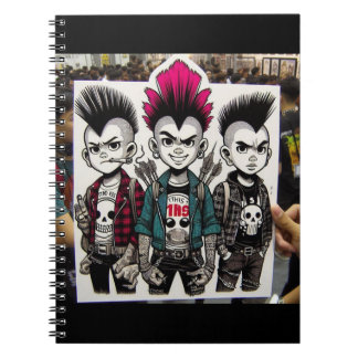 Punk Trio Notebook Notitieboek