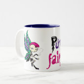 Punk Tweekleurige Koffiemok (Voorkant links)