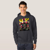 Punk uit het graf hoodie (Voorkant volledig)