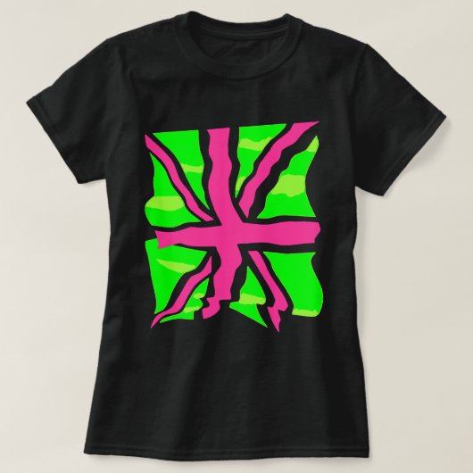 PUNK UK BRITSE VLAG T-SHIRT (Design voorkant)