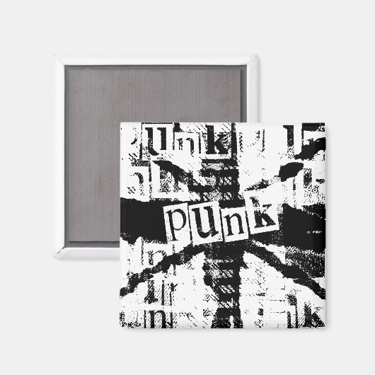 Punk Union Jack Magnet (Voorkant / Achterkant)