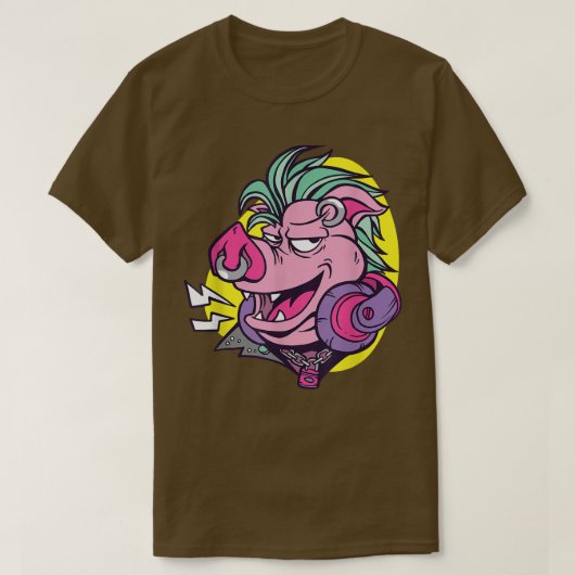 Punk varkens t-shirt (Design voorkant)