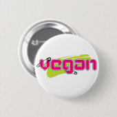 Punk Vegan Ronde Button 5,7 Cm (Voorkant /achterkant)