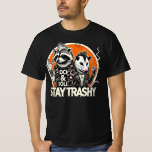 Punk verblijf Trashy T-shirt