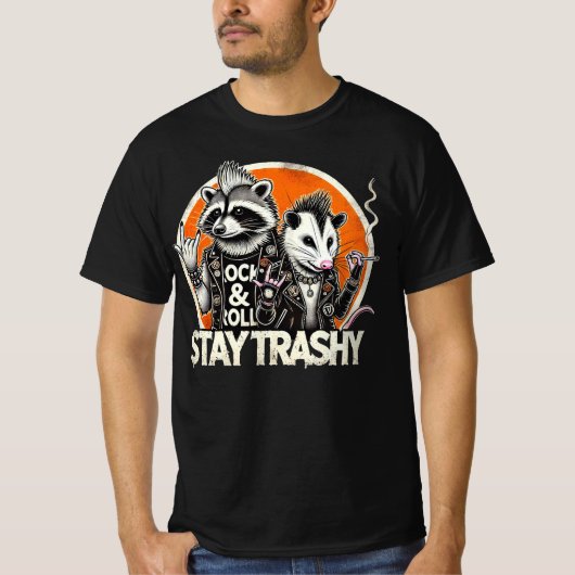 Punk verblijf Trashy T-shirt (Voorkant)