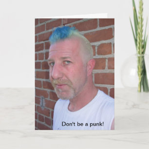Punk verjaardag Kaart