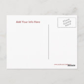 Punk Vintage Briefkaart stoomstaal (Achterkant)