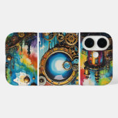 Punk wereld Case-Mate iPhone case (Achterkant (horizontaal))