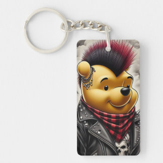 Punk Winnie de Pooh 1 Sleutelhanger