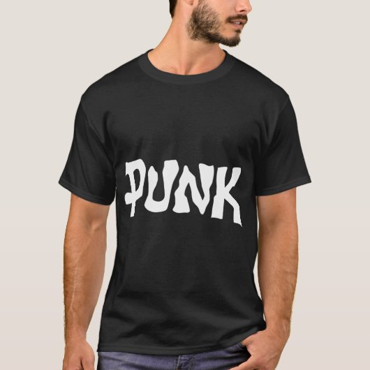Punk witte geschenkfamilie t-shirt (Voorkant)