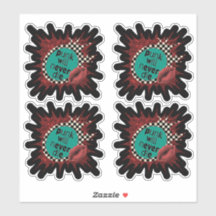Punk zal nooit sterven Sticker blad