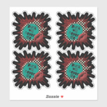Punk Zal Nooit Sterven Sticker Sheet
