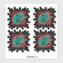 Punk Zal Nooit Sterven Sticker Sheet
