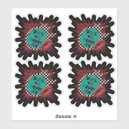 Punk Zal Nooit Sterven Sticker Sheet (Vel)